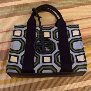 Tory Burch x David Hicks Small Geometric Pattern Tote Bag